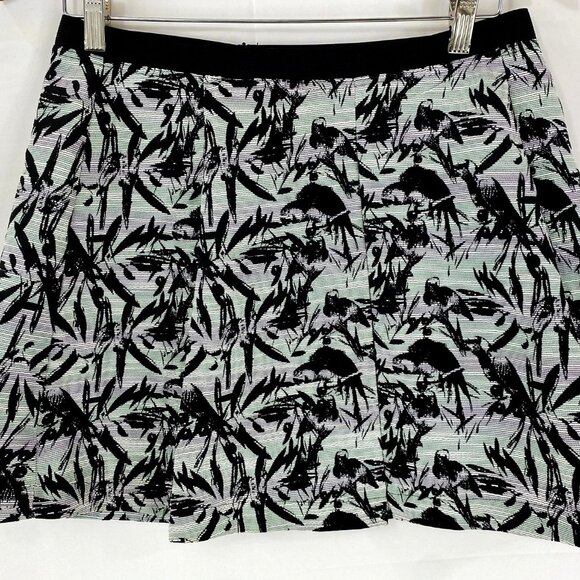 Beulah Style Skirt L Large Elastic Waist Short Above Knee Zip on Back LKNU - Picture 1 of 4